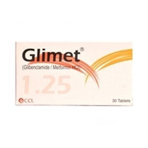Glimet 1.25mg Tablets