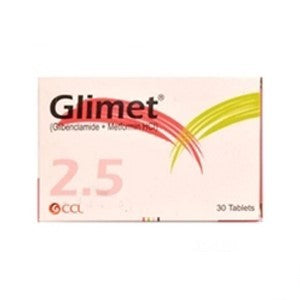 Glimet 2.5mg Tablets
