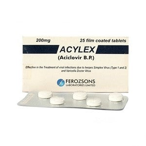 Acylex 200mg Tablets 