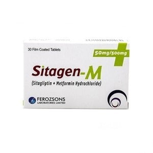 Sitagen-M 50mg/500mg Tablets
