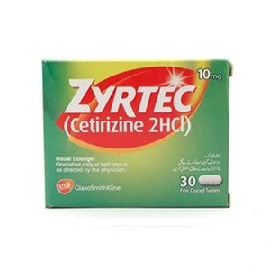 Zyrtec 10mg Tablets