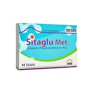 Sitaglu Met 50mg/500mg Tablets