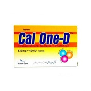 Cal One-D 830mg/400IU Tablets