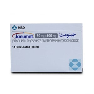 Janumet 50mg/500mg Tablets