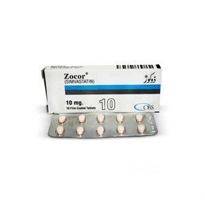 Zocor 10mg Tablets
