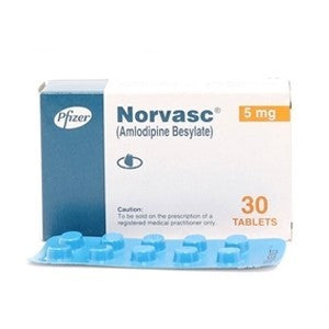 Norvasc 5mg Tablets