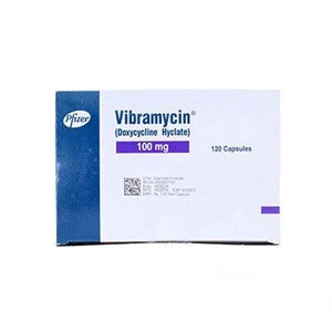 Vibramycin 100mg Capsules