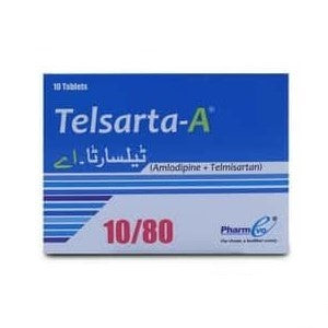 Telsarta A 80mg/10mg Tablets