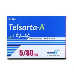 Telsarta A 80mg/5mg Tablets
