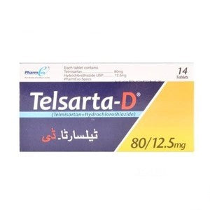 Telsarta D 80mg/12.5mg Tablets