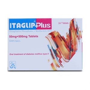 Itaglip Plus 50mg/500mg Tablets