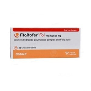 Maltofer Fol 100mg/0.35mg Tablets