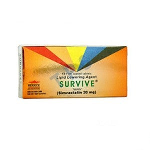 Survive 20mg Tablets