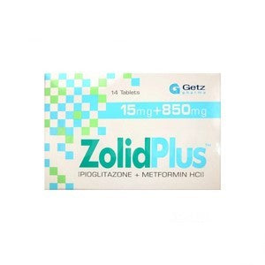 Zolid Plus 15mg/850mg Tablets