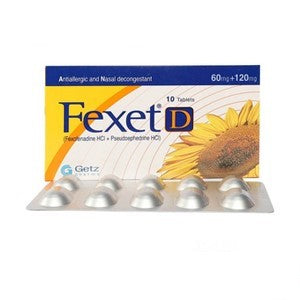 Fexet-D 60mg/120mg Tablets
